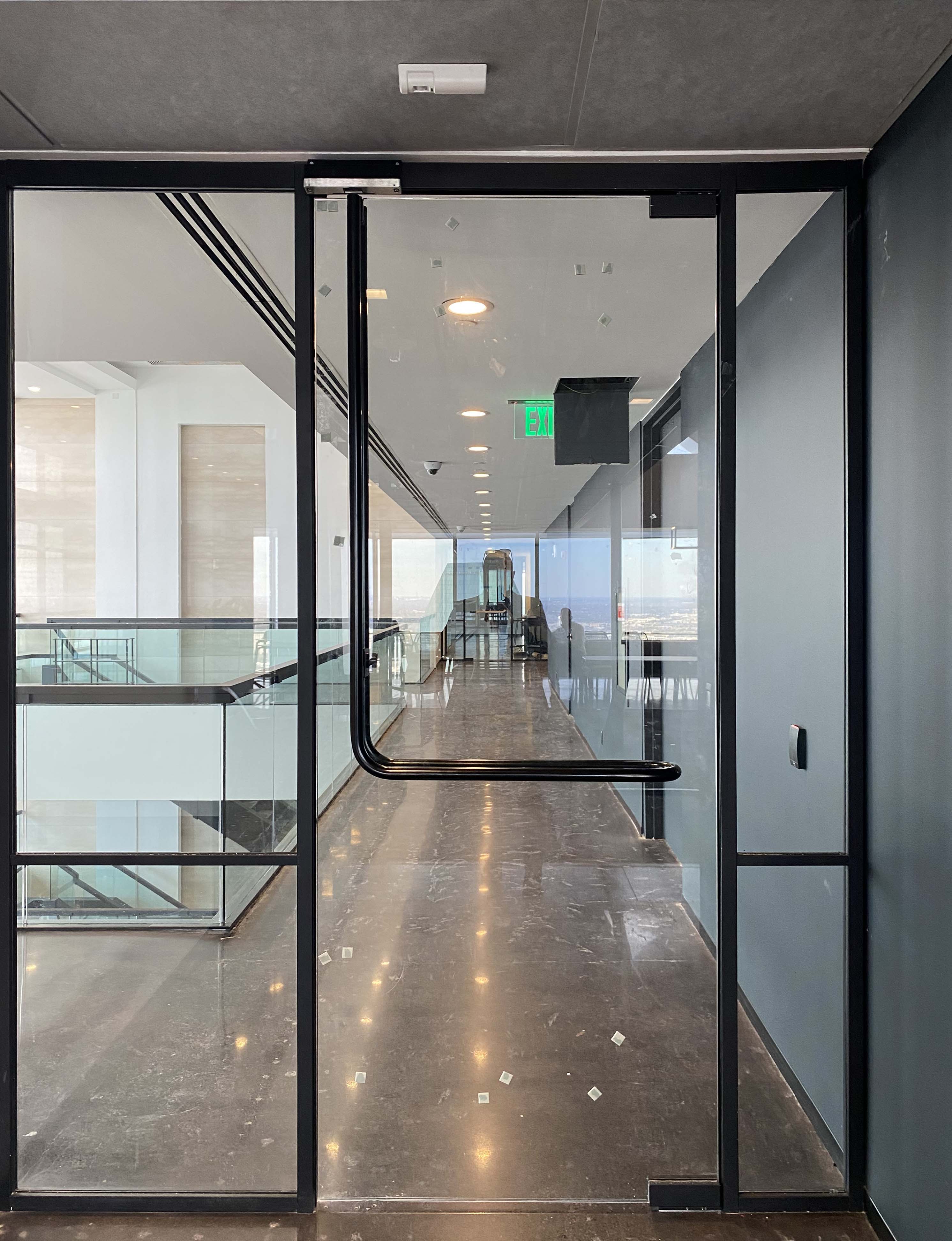 Falkbuilt Dallas commercial + office glass door