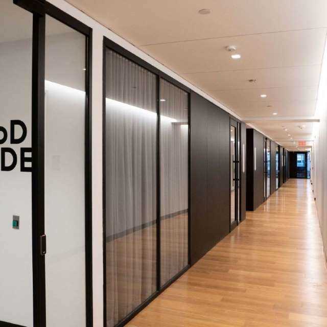 Falkbuilt New York commercial + office glass walls