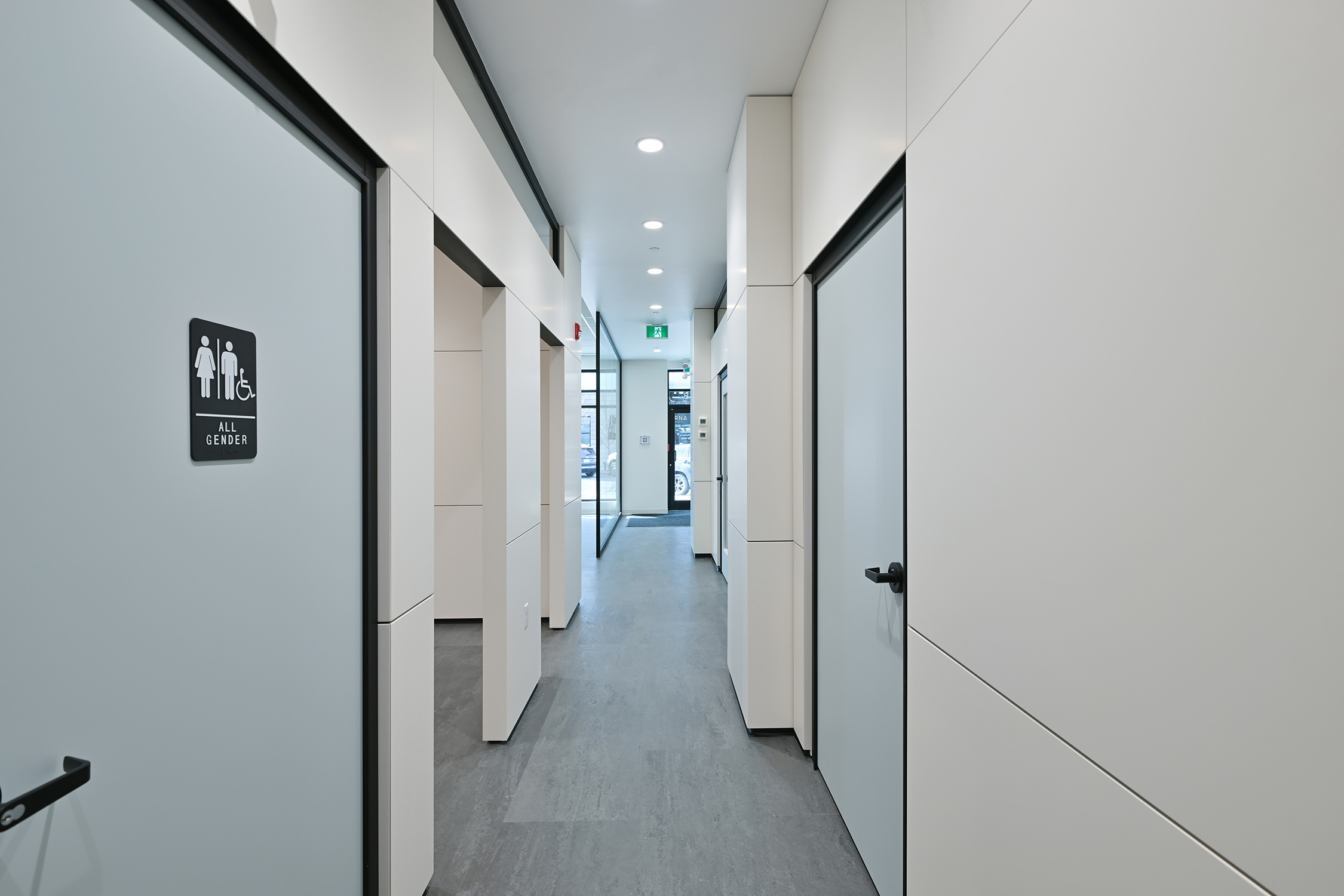 Falkbuilt Calgary healthcare cladding doors