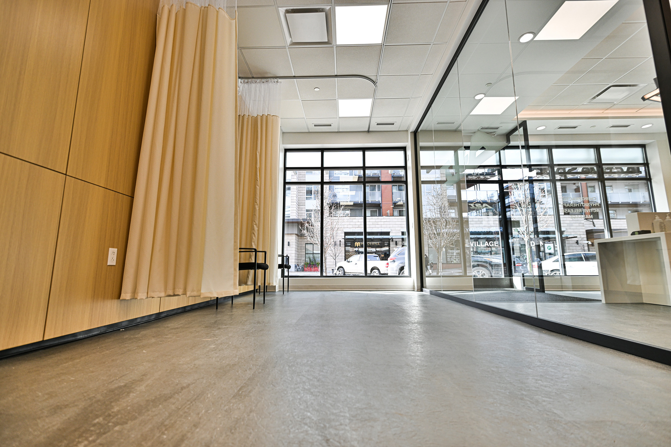 Falkbuilt Calgary healthcare glass wall cladding