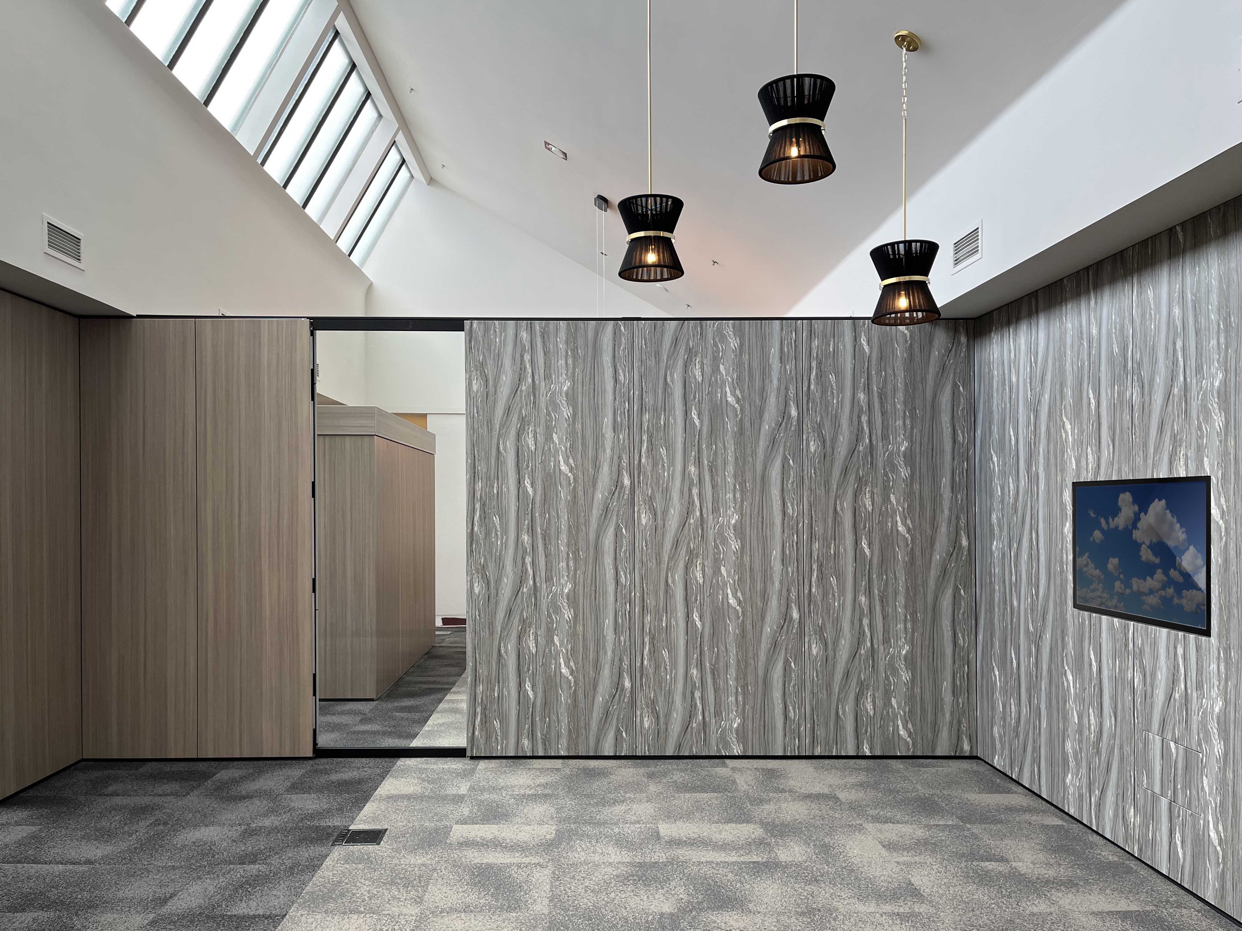 Falkbuilt Calgary commercial + office solid wall integrated technology