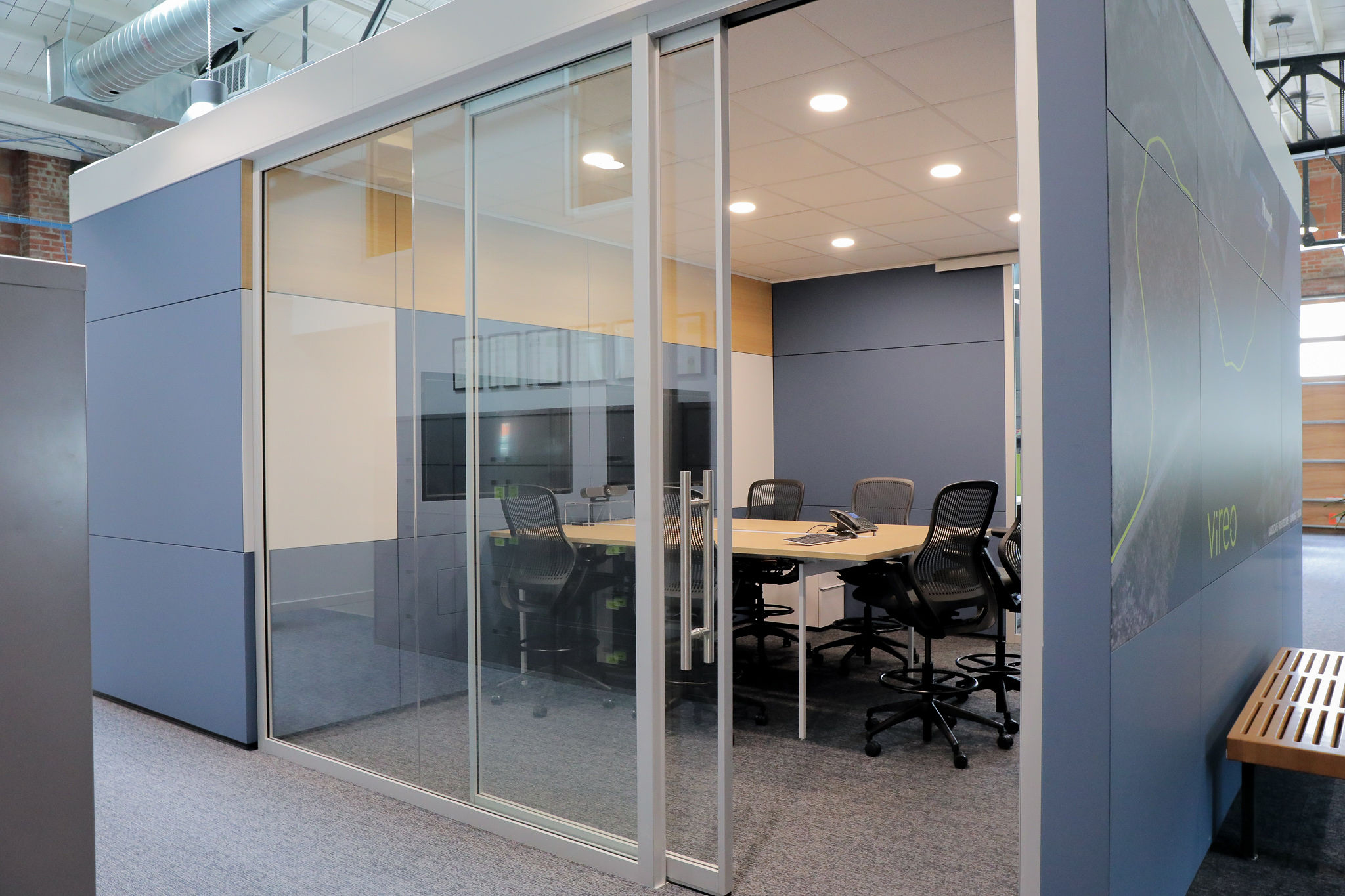 Falkbuilt Kansas City commercial + office falkpod glass wall