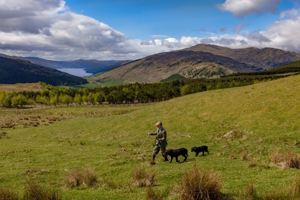 Take in the fresh highland air on a long walk