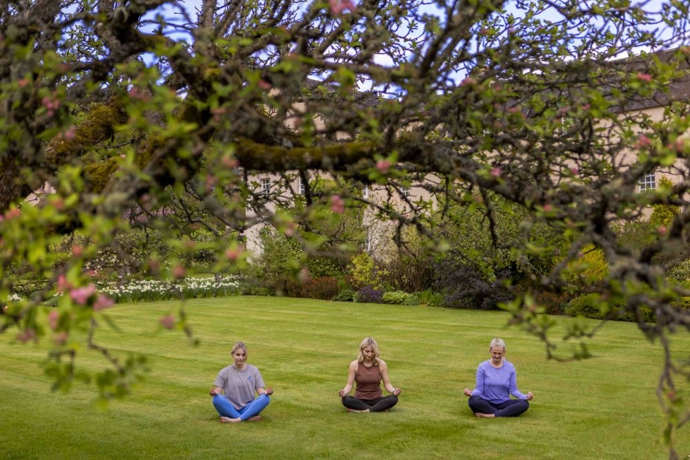 Start the day with a restoring yoga session