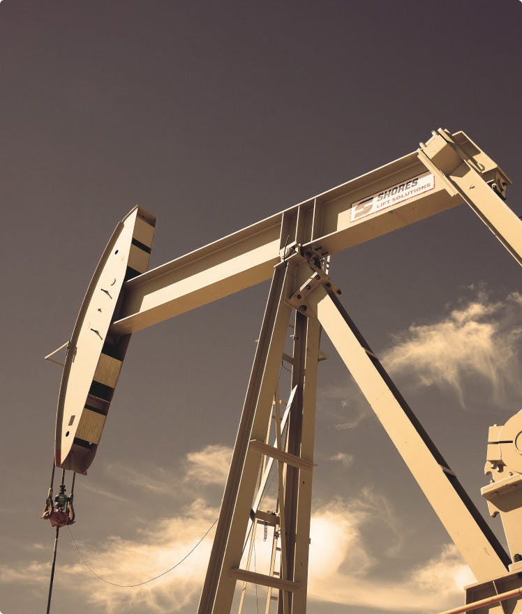 Pumpjack in Odessa, TX.