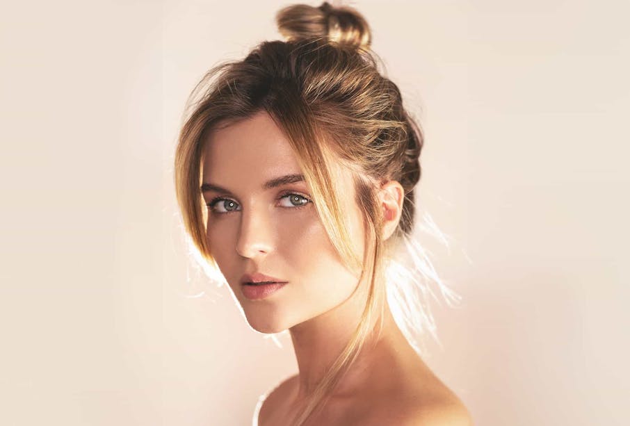 Woman looking at camera