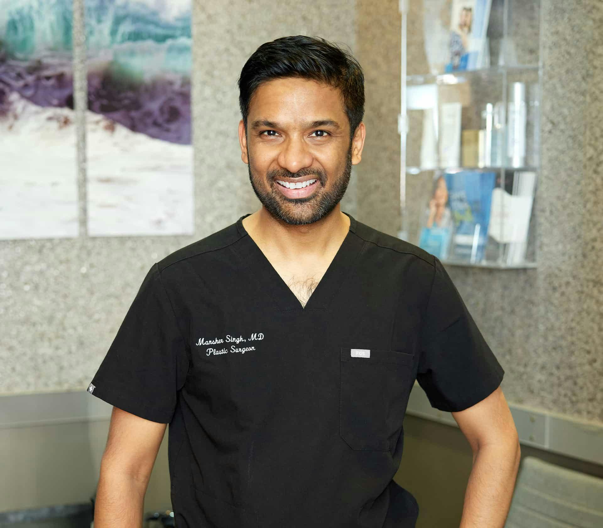 Dr. Singh smiling