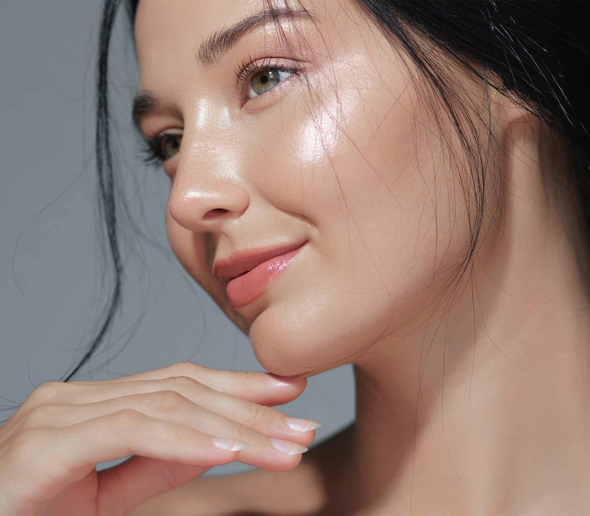 woman smiling