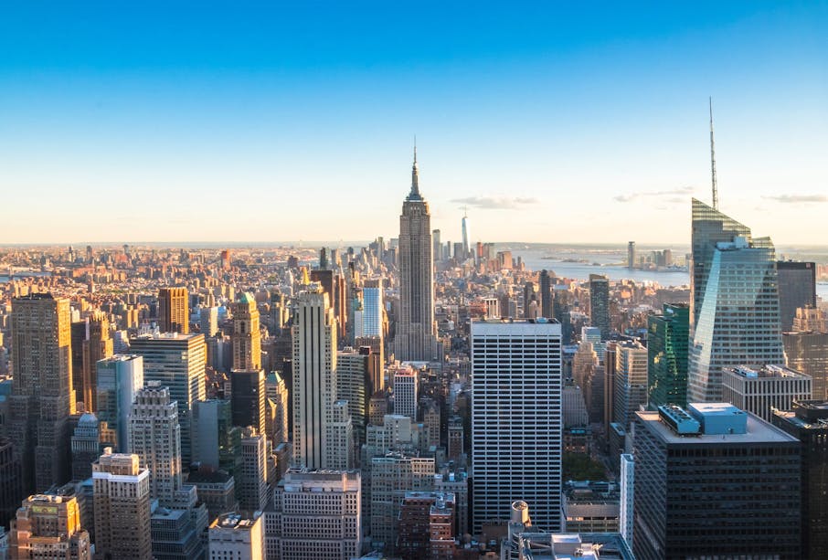 NY City skyline