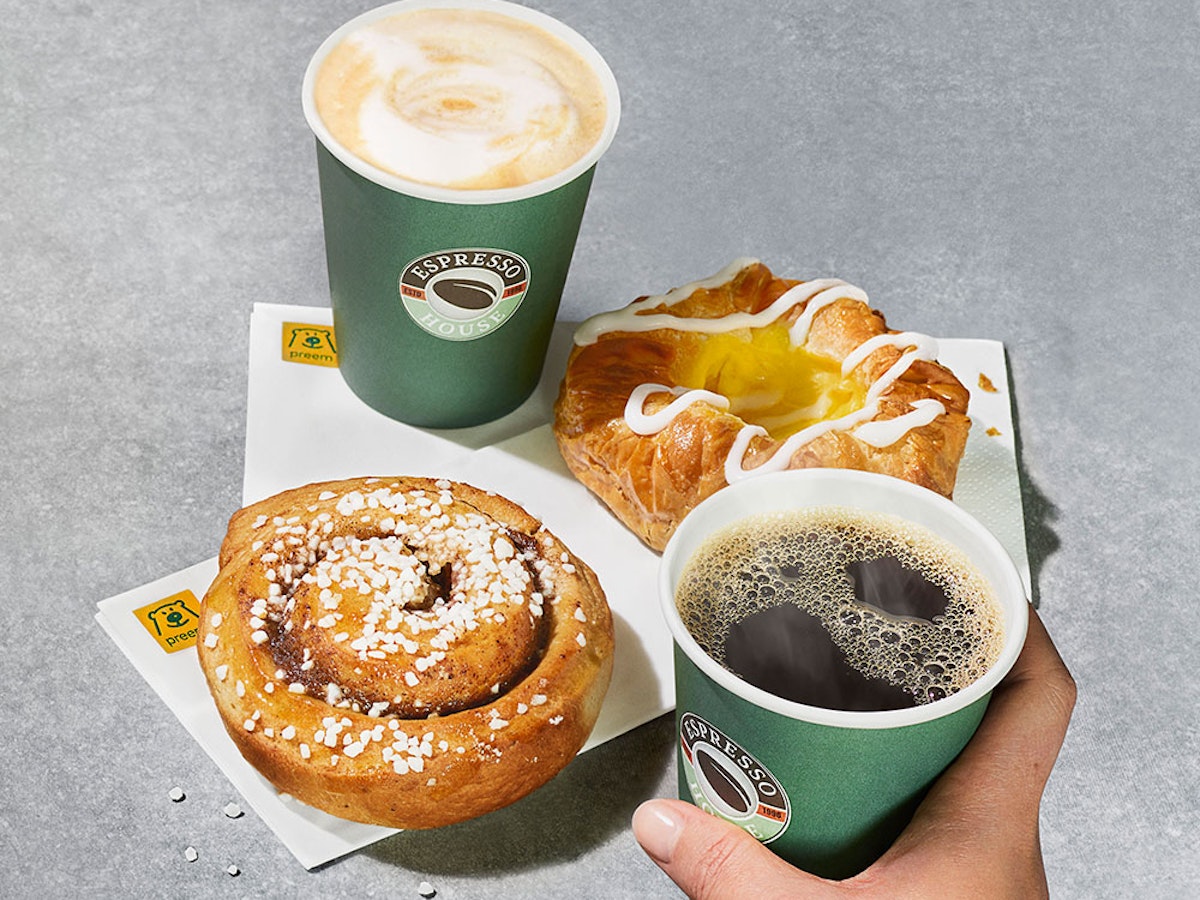 Kaffe med fikabröd