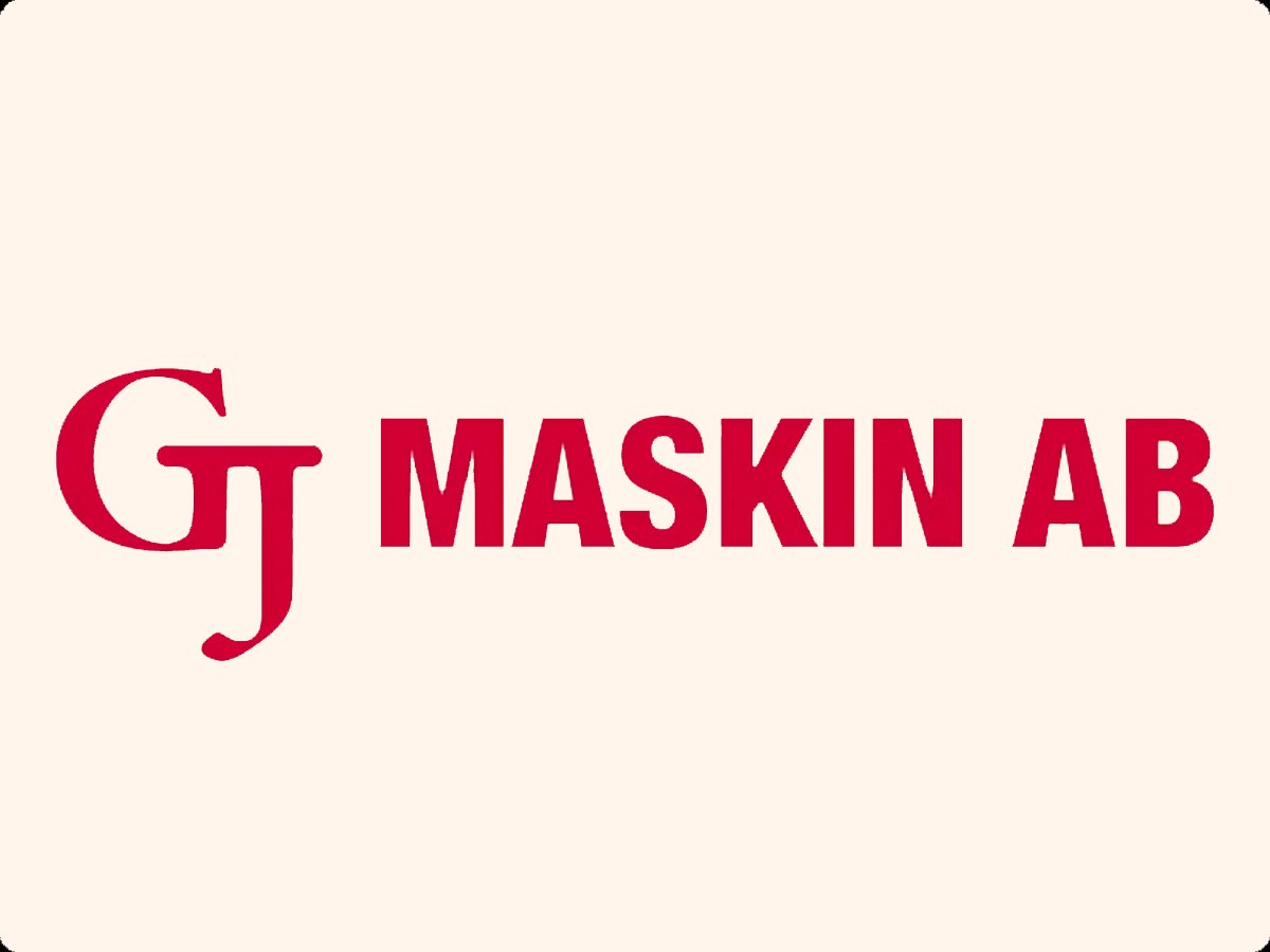 logotyp GJ Maskin