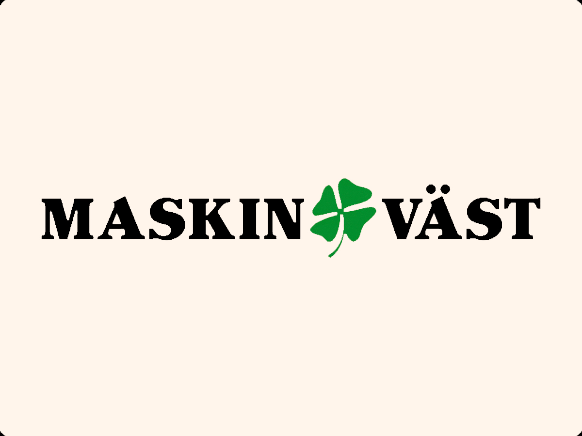 Maskin väst Logotyp