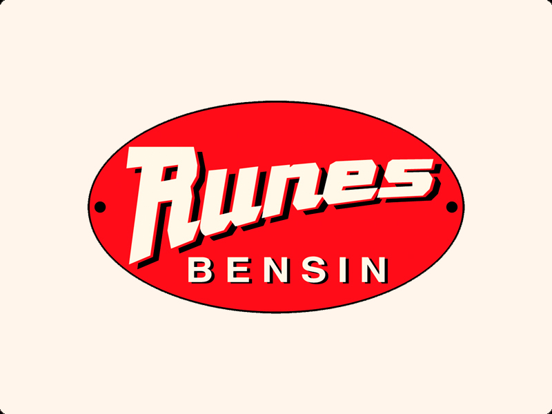 Runes Bensin Logotyp