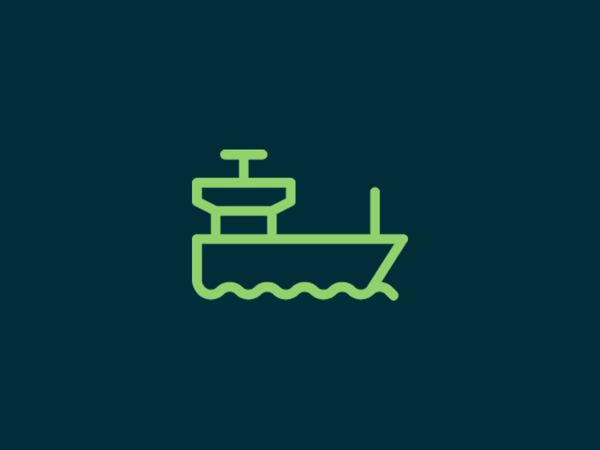 Ikon av ett lastfartyg