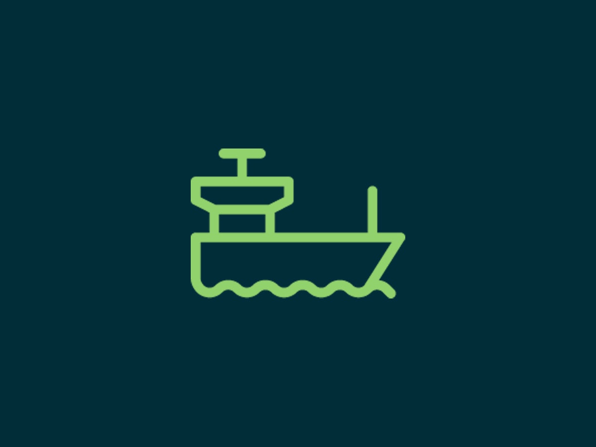 Ikon av ett lastfartyg