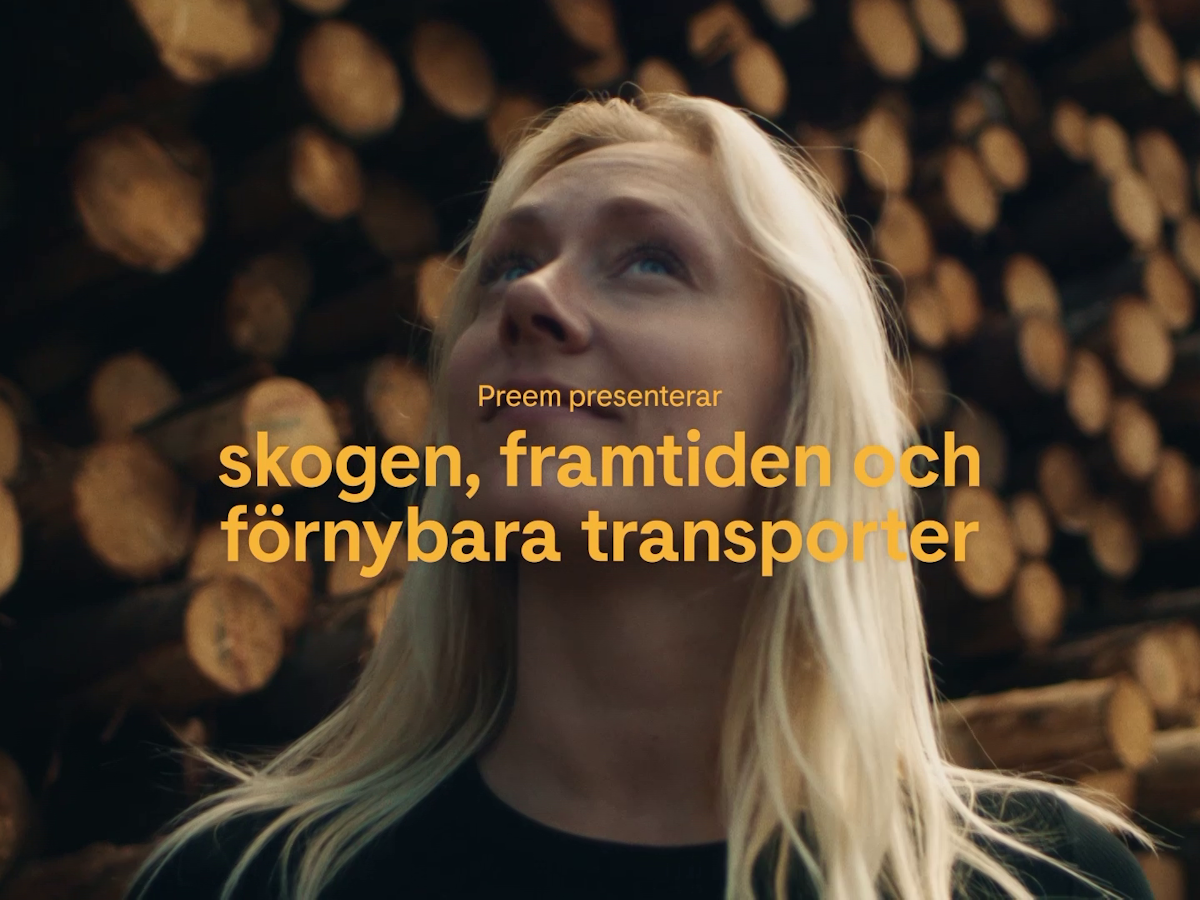 Linn Timmerbilsförare - porträtt.