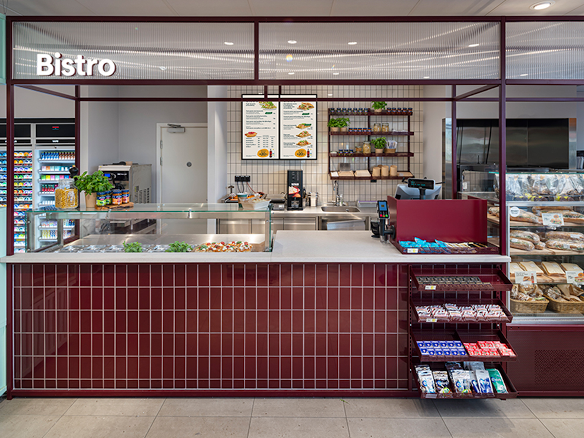 Bistro på nya stationen