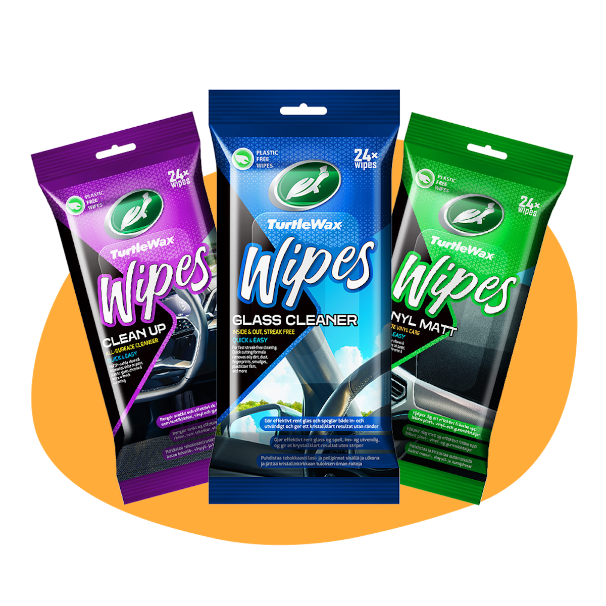 Rengöringsdukar från Turtle Wipes