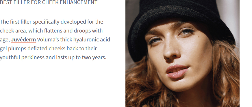 cheek filler information
