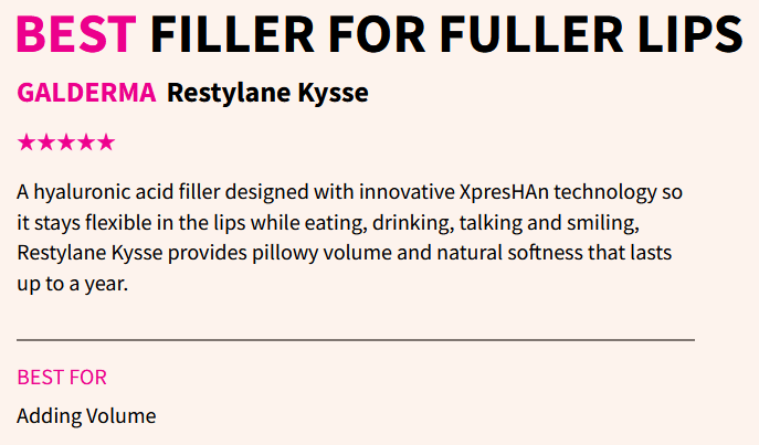 best lip filler