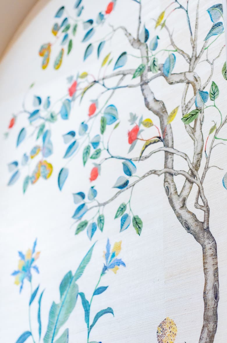 painting of a tree with colorful leaves