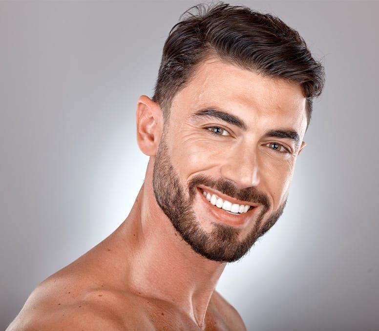 man smiling