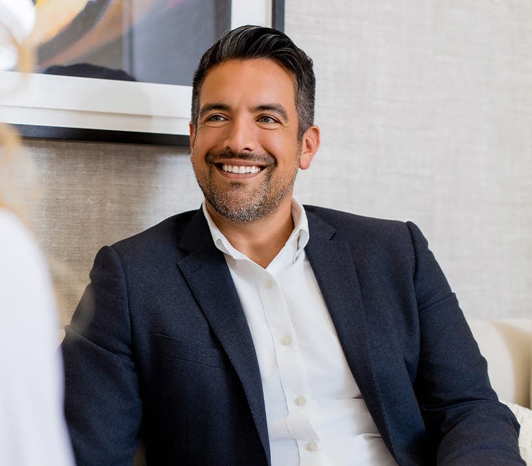 man smiling