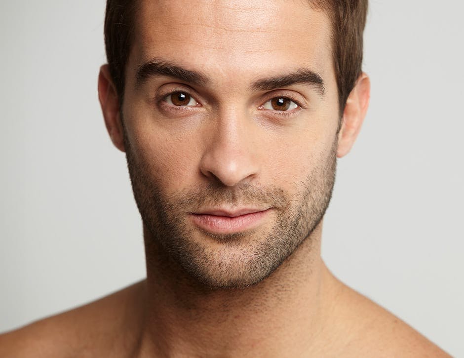 close up of man's face looking forward