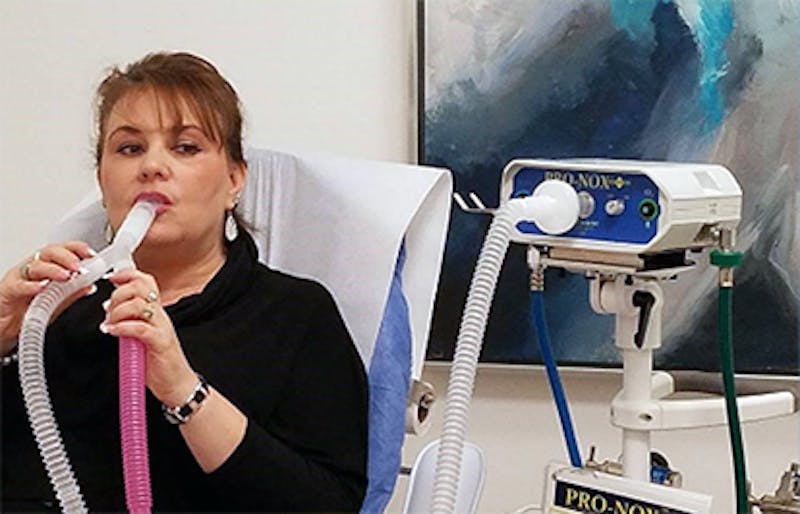 woman using pro-nox system