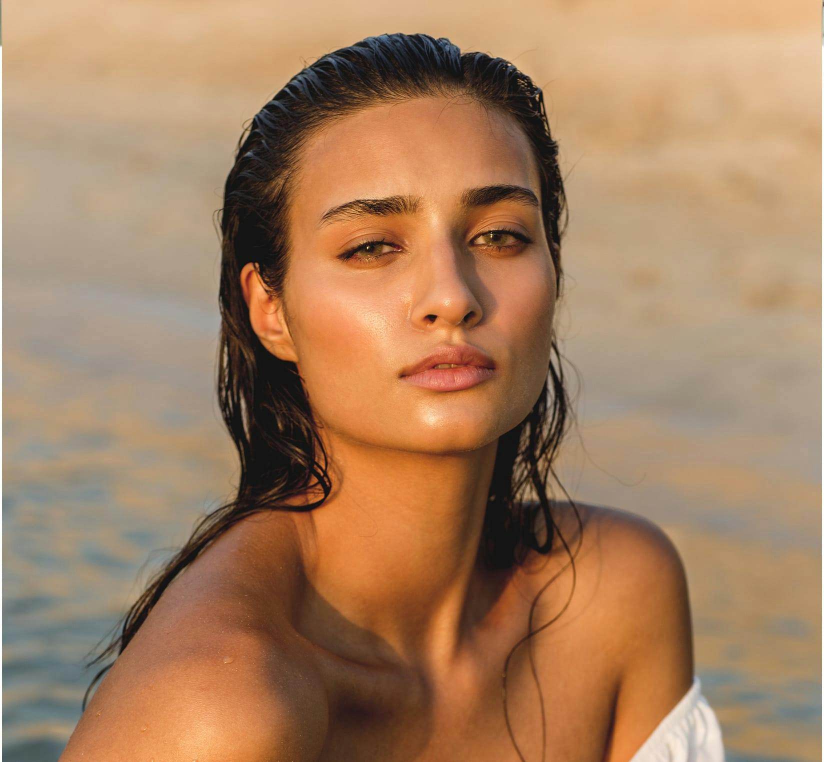 Woman outside at the beach