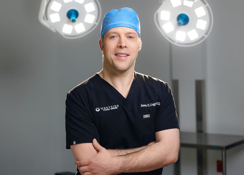 Dr. Goggin in surgical room