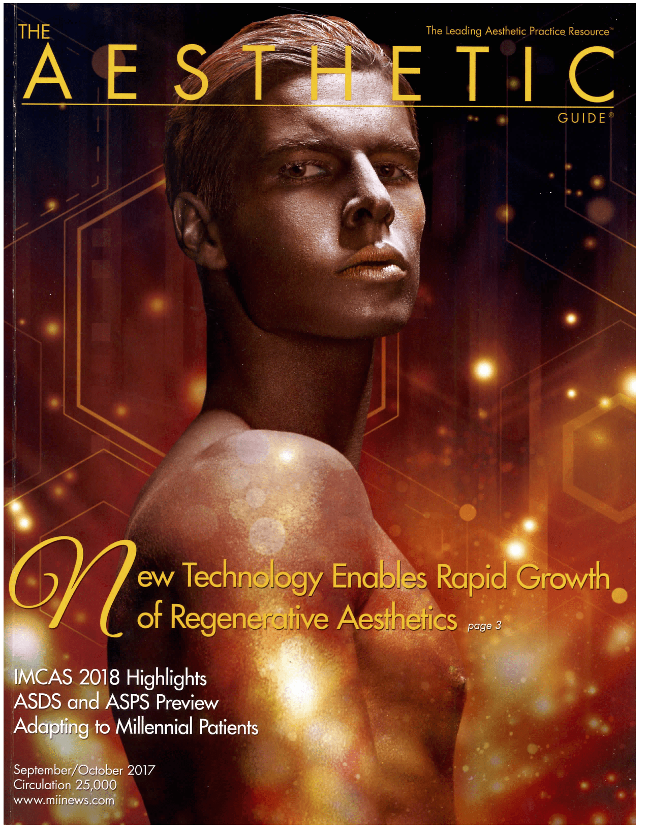 Aesthetic Magazine cover September/October 2017