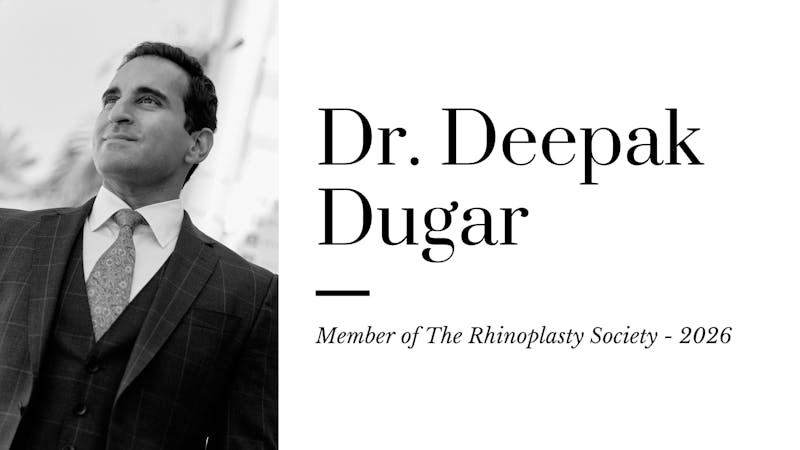 Dr. deepak Dugar - Member of the Rhinoplasty Society 2026