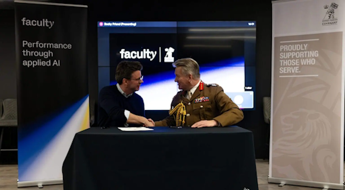 Faculty stands together with military veterans