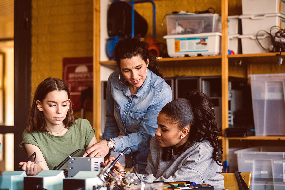 Teacher & Students