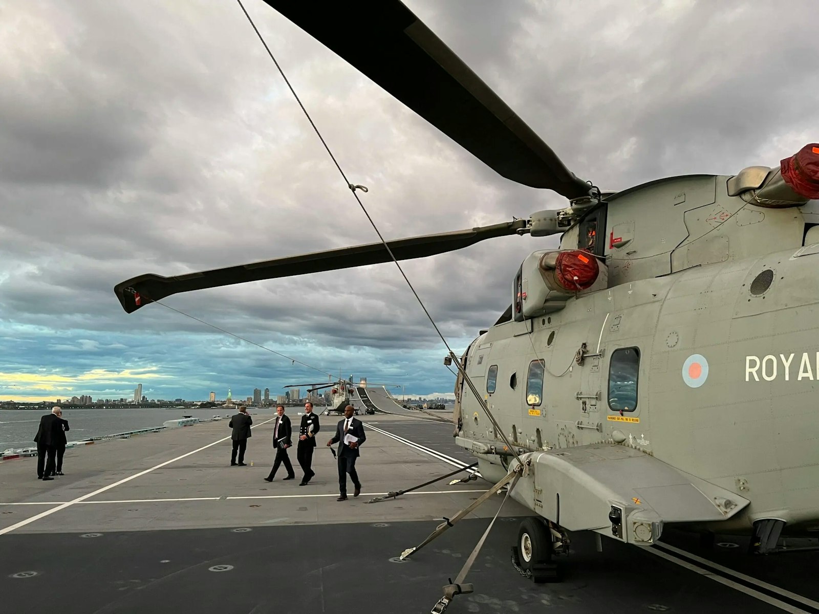 Royal navy helicopter
