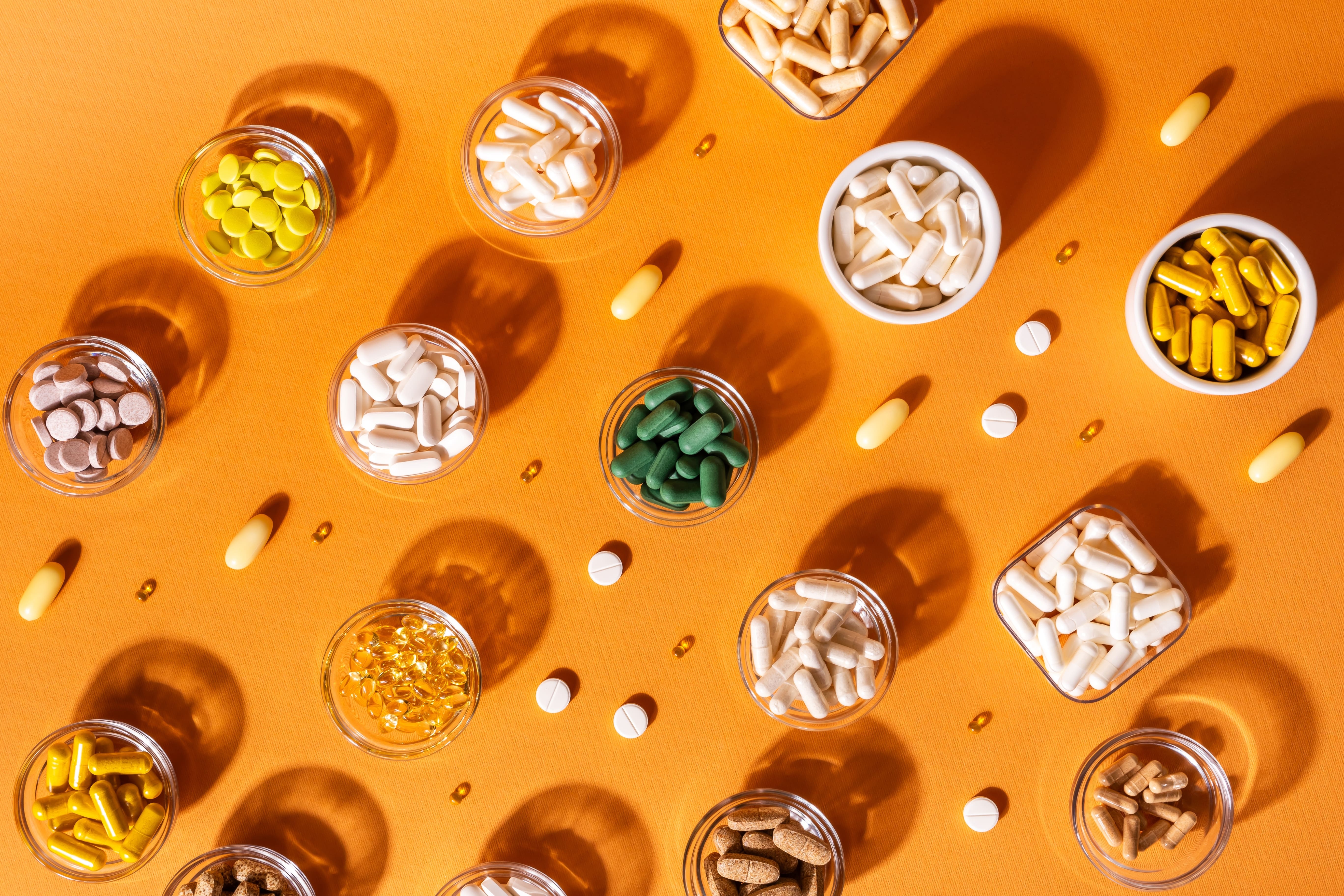 A wide variety of nutritional supplements