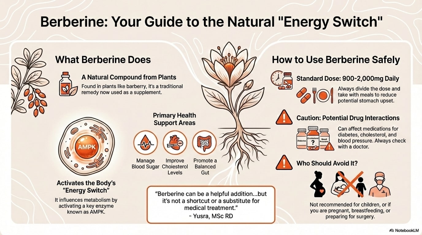 Berberine - Infographic - Vivere