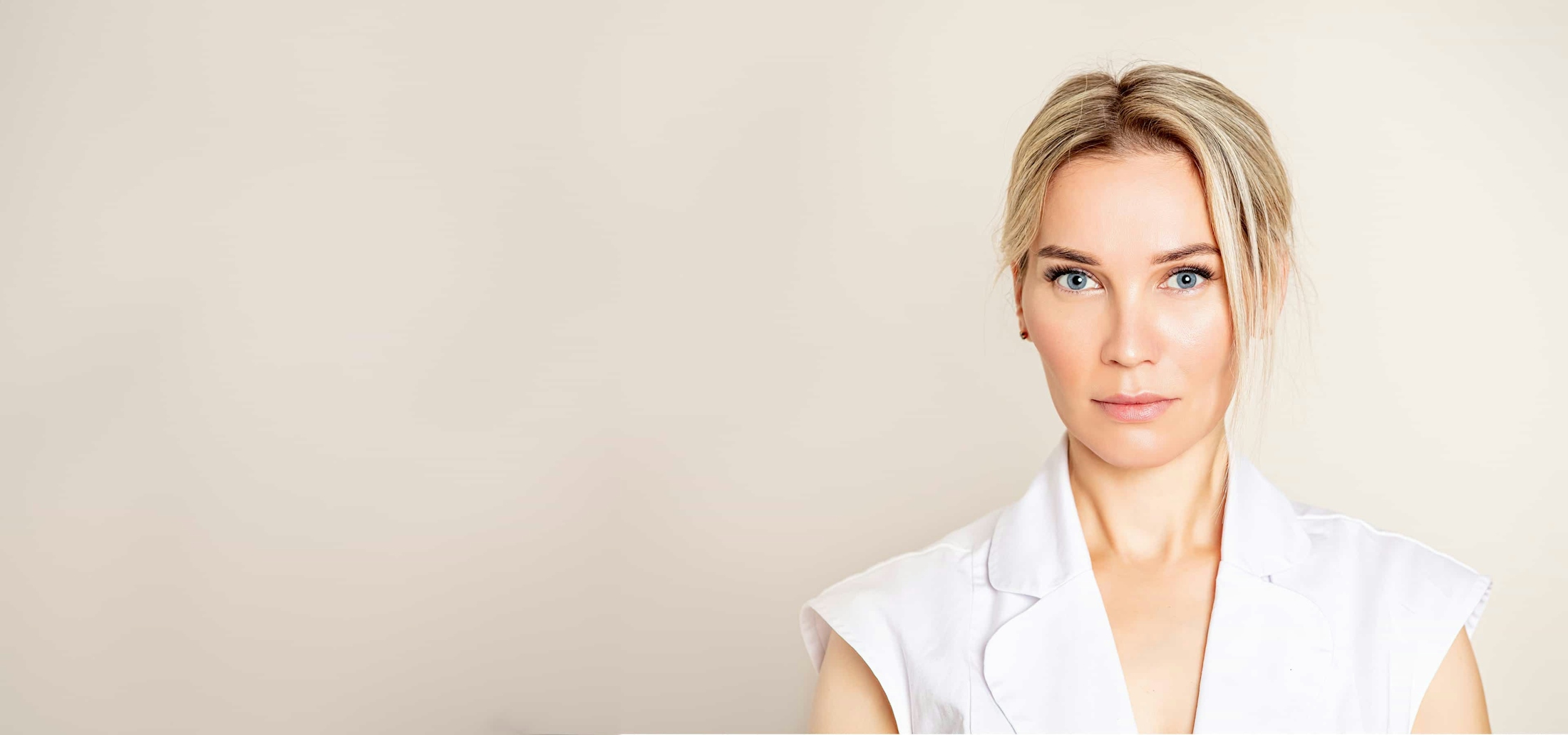 Woman looking at camera