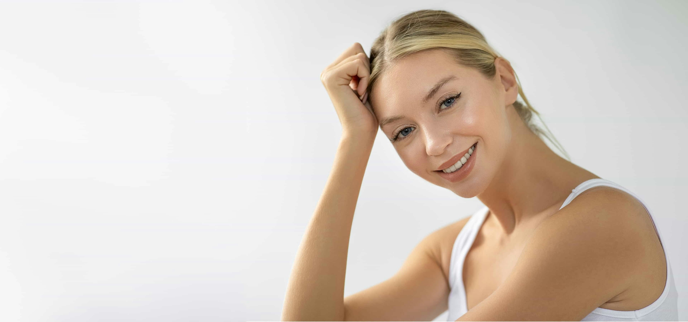 Woman smiling