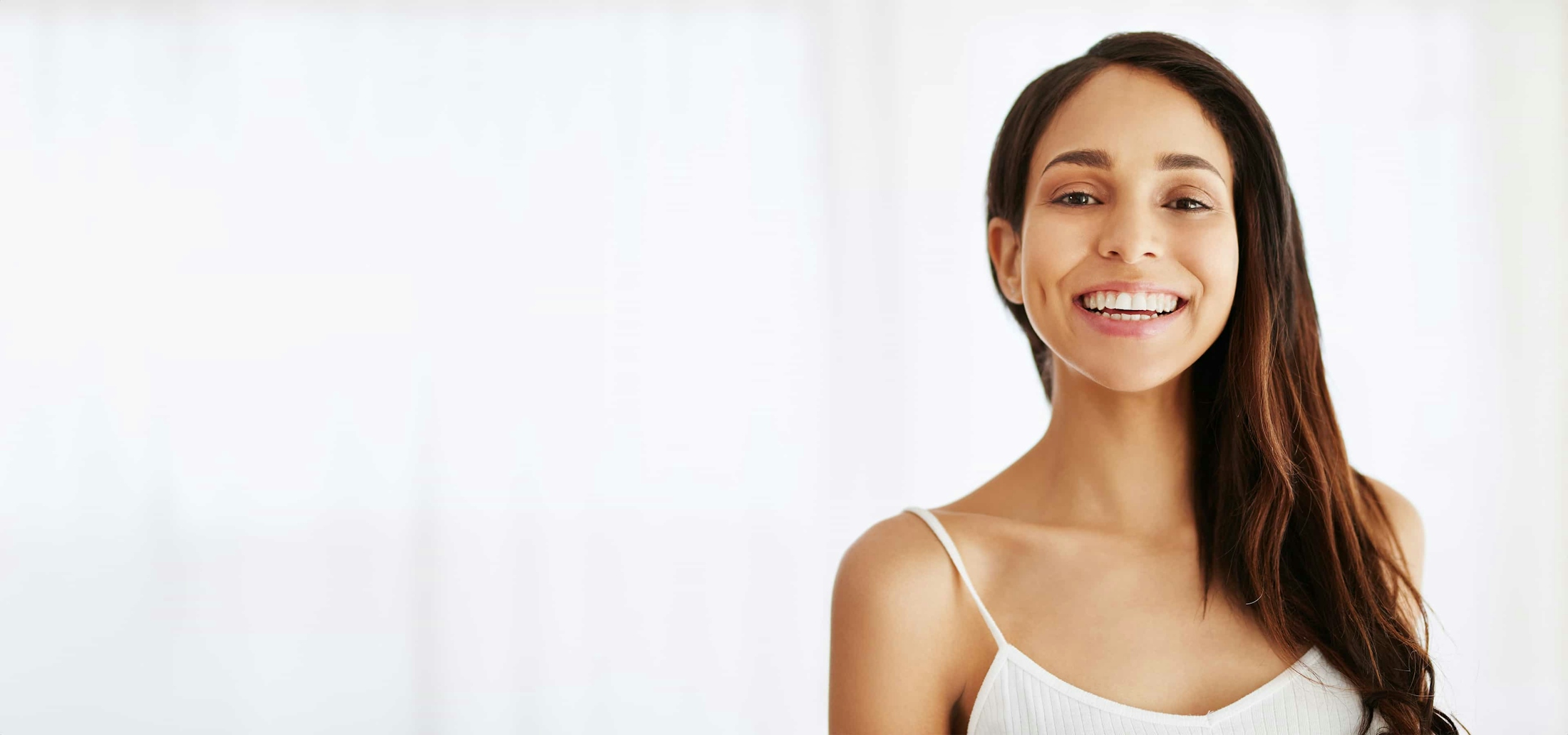 Woman smiling