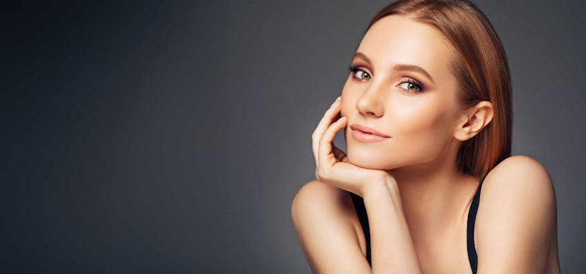 Woman smiling