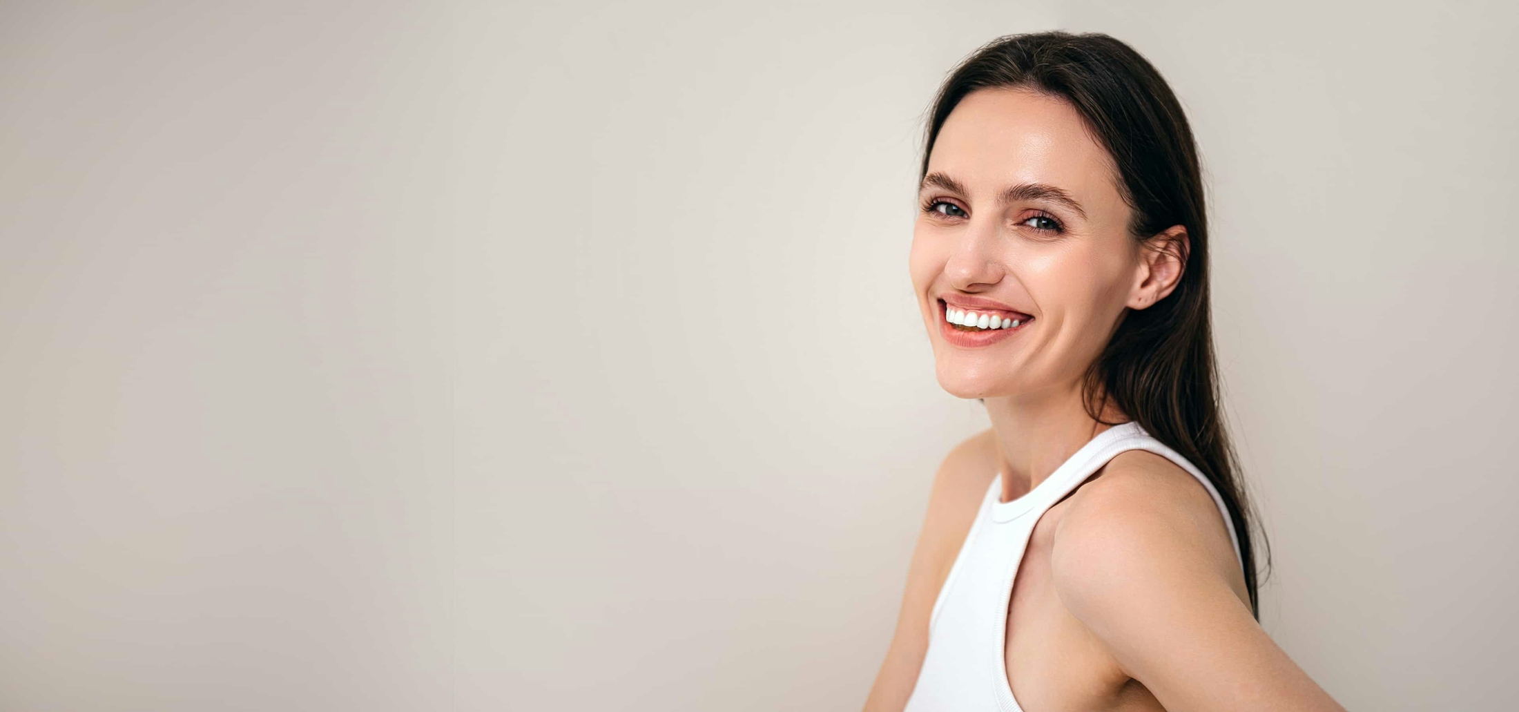 Woman laughing
