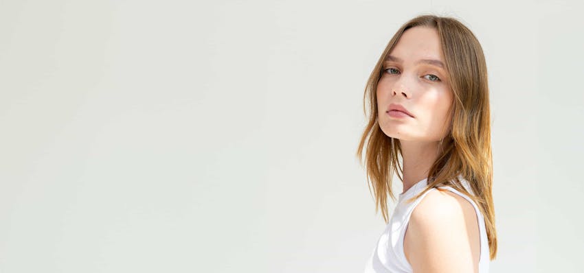 Woman posing