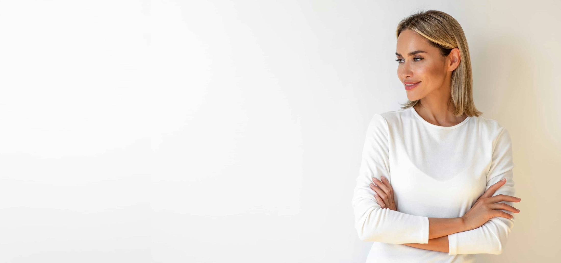 Woman smiling