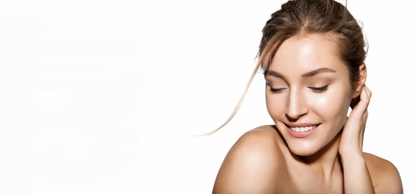Woman smiling