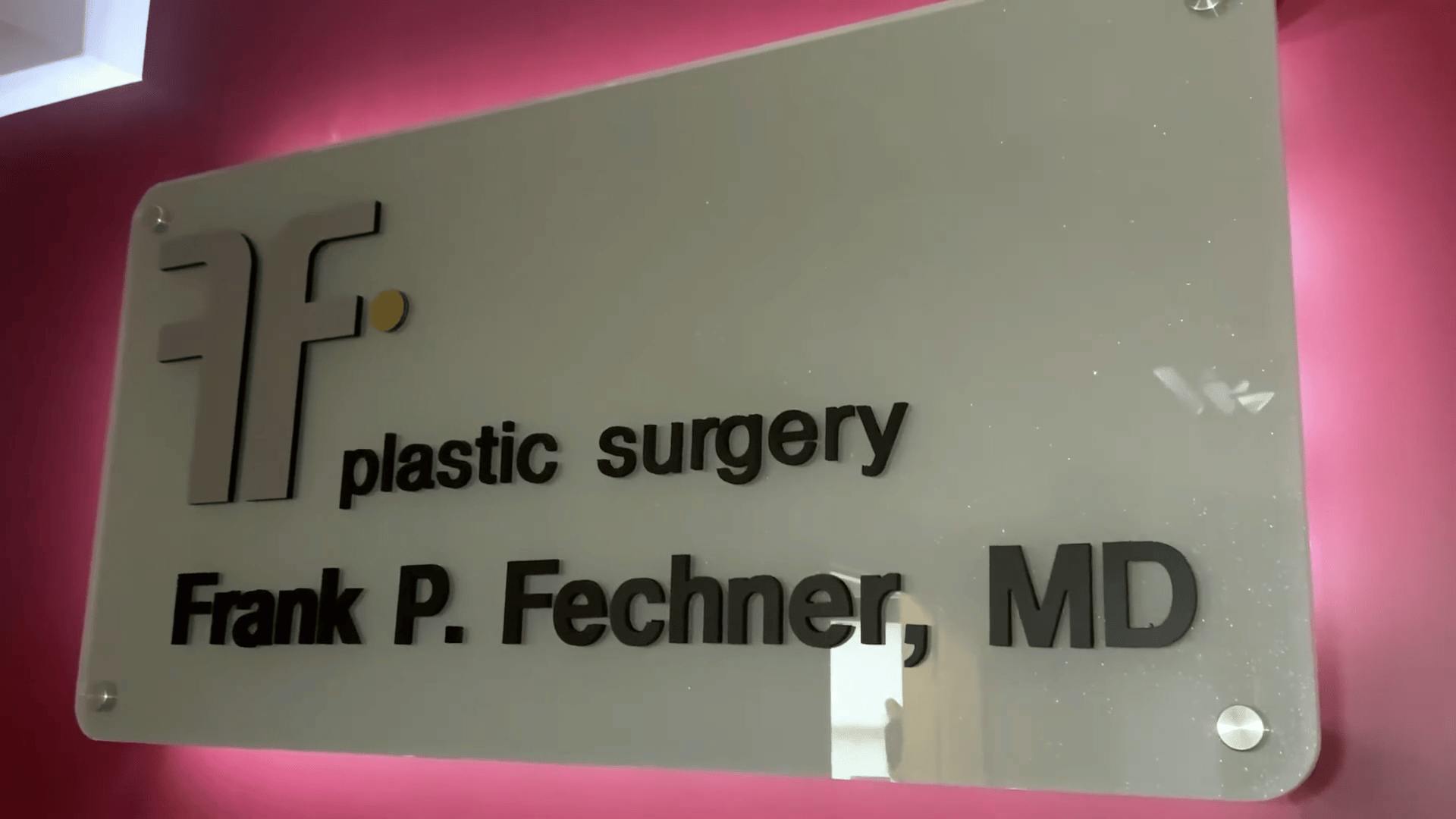 Frank P. Fechner, MD sign