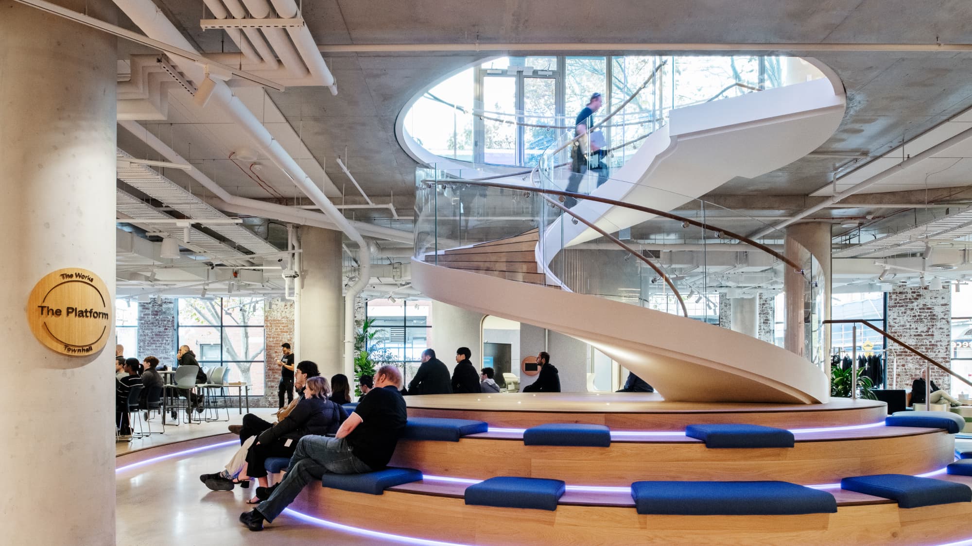 Staircase at Reece ANZ Support Centre - The Works