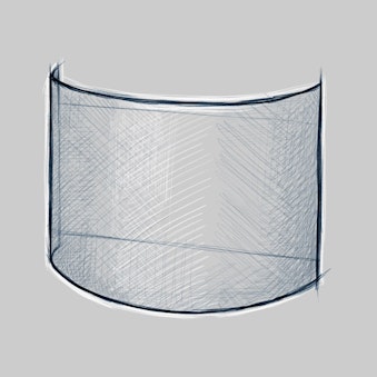 Form 16 - Halbschild oval