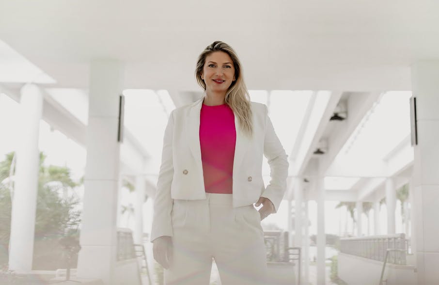 Dr. Quimby with hand in her pocket